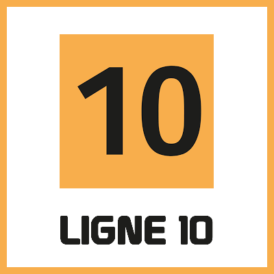Icône ligne Bus 10 Rouen