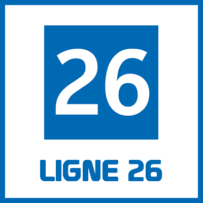 Icône ligne Bus 26 Rouen