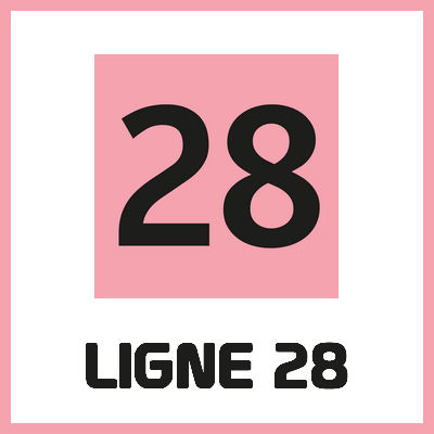 Icône ligne Bus 28 Rouen