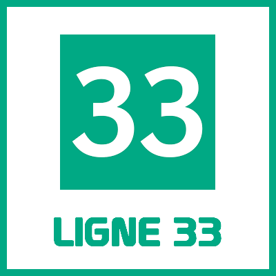 Icône ligne Bus 33 Rouen