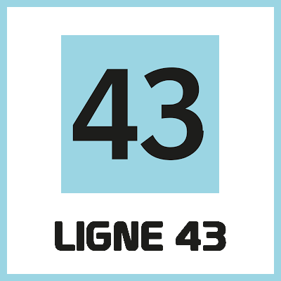 Icône ligne Bus 43 Rouen
