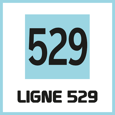 Icône ligne Bus 529 Rouen