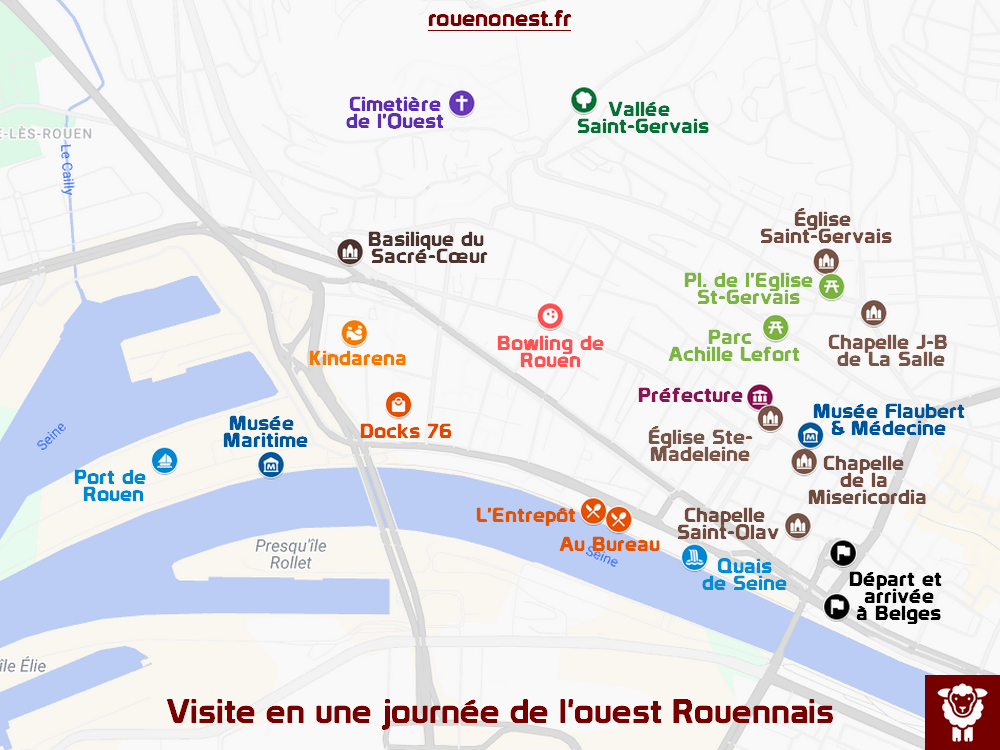 Jour 5 : Visite de l'ouest rouennais