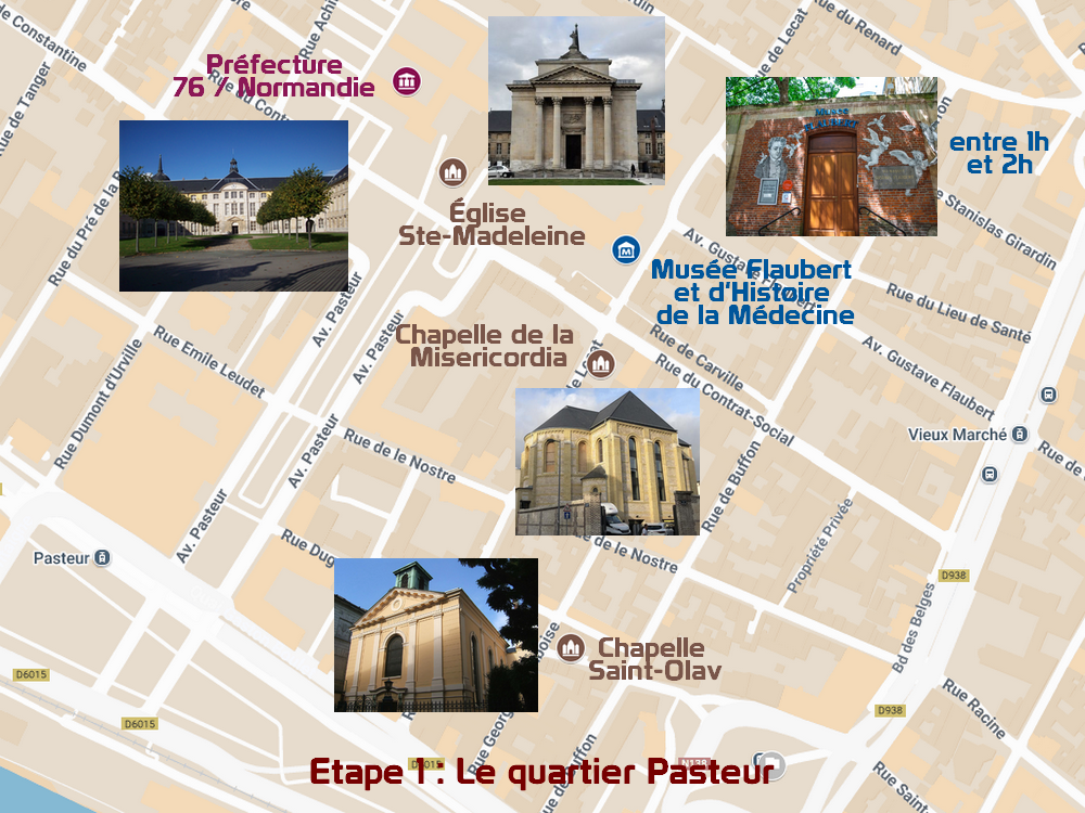 Etape 1 : Pasteur / Madeleine