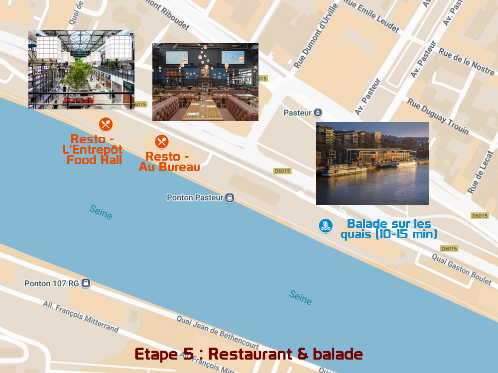Etape 5 : Quais de Seine